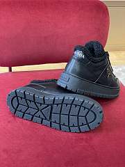 Prada Wool Sneakers Black/White - 5
