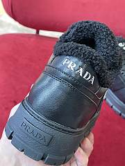 Prada Wool Sneakers Black/White - 4