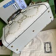 Gucci Diana Jumbo GG Tote Bag Small White Size 27 x 24 x 11 cm - 4