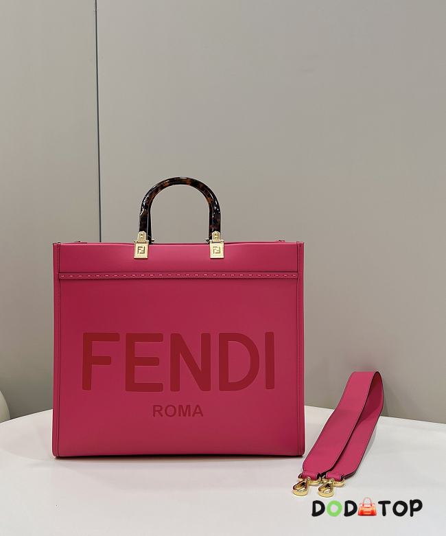 Fendi Sunshine Tote Bag Pink Size 36x13x32 cm - 1