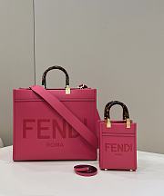 Fendi Mini Sunshine Tote Bag Pink Size 13×6×18 cm - 3