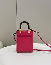 Fendi Mini Sunshine Tote Bag Pink Size 13×6×18 cm - 2