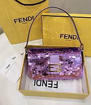 Fendi Baguette Purple Size 27 x 5 x 14 cm - 3