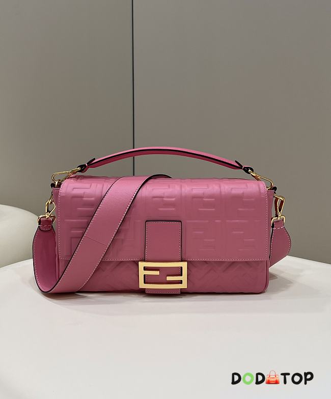 Fendi Flip Crossbody Handbag Pink Size 32 x 5 x 16 cm - 1