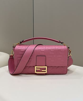Fendi Flip Crossbody Handbag Pink Size 32 x 5 x 16 cm