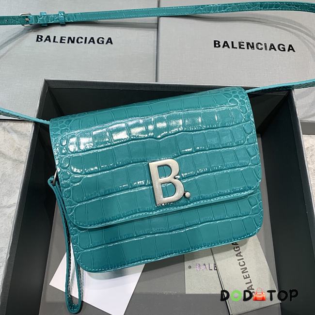 Balenciaga Shoulder Diagonal Bag Blue Size 18.5 x 7 x 14 cm - 1