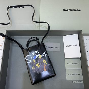 Balanciaga Trendy Mini Mobile Phone Bag Size 12 x 4.5 x 18 cm