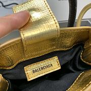 Balanciaga Trendy Mini Mobile Phone Bag Gold Size 12 x 4.5 x 18 cm - 3