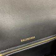 Balenciaga S Hourglass Furry Tote Bag Black Size 23 x 10 x 14 cm - 3