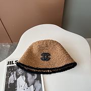 Chanel Hat White/Brown - 4