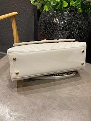 Chanel Coco Cheveron Cream Gold Hardware Size 18×29×12 cm - 4
