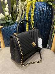 Chanel Coco Cheveron Black Size 18×29×12 cm - 4