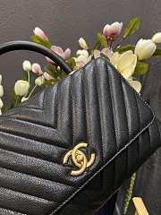 Chanel Coco Cheveron Black Size 18×29×12 cm - 5
