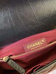 Chanel Coco Cheveron Calfskin Black Gold Hardware Size 18×29×12 cm - 6