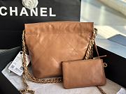 Chanel 22 Tote Bag Brown Pearl Size 25 x 22 x 6.5 cm - 6
