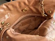 Chanel 22 Tote Bag Brown Pearl Size 25 x 22 x 6.5 cm - 4