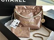 Chanel 22 Tote Bag Pink Pearl Size 25 x 22 x 6.5 cm - 1