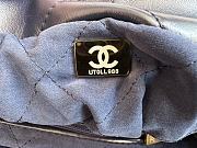 Chanel 22 Tote Bag Blue Pearl Size 25 x 22 x 6.5 cm - 6
