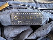 Chanel 22 Tote Bag Blue Pearl Size 25 x 22 x 6.5 cm - 3