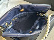 Chanel 22 Tote Bag Blue Pearl Size 25 x 22 x 6.5 cm - 2