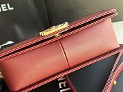 Chanel Leboy Cheveron Red Bag Size 25 cm - 2