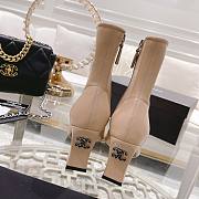 Chanel Beige Boots 7.5 cm - 4