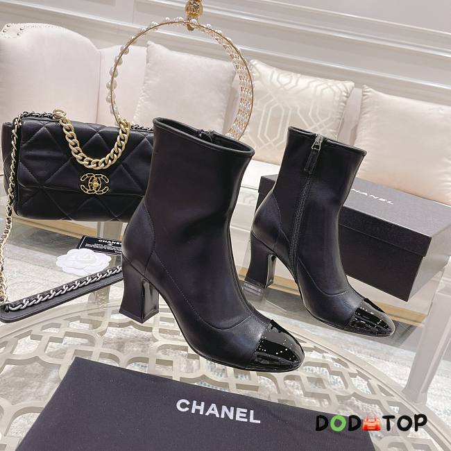 Chanel Black Boots 7.5 cm - 1