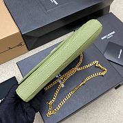 YSL Chain Bag Light Green Bag Size 22.5x14x4 cm - 3