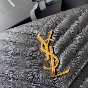 YSL Chain Bag Black Gold Hardware Bag Size 22.5x14x4 cm - 3