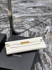 YSL Manhattan Clutch White Size 31x14x3 cm - 4