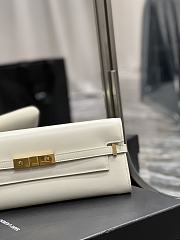 YSL Manhattan Clutch White Size 31x14x3 cm - 3