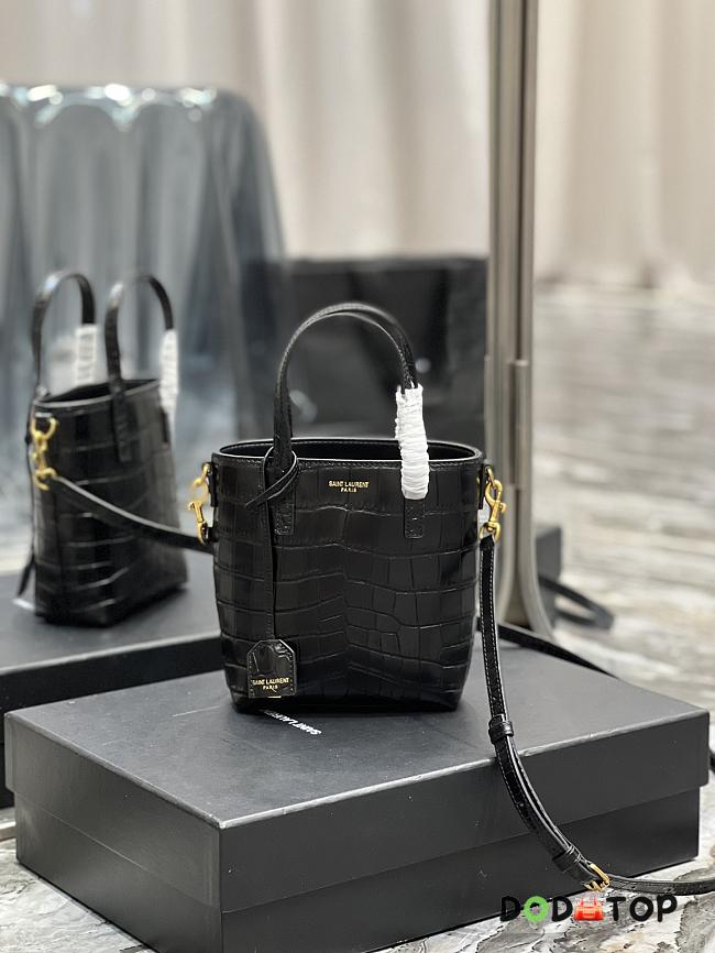 YSL Mini Tote Shopping Bag Black Size 18x17x8 cm - 1