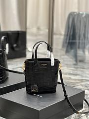 YSL Mini Tote Shopping Bag Black Size 18x17x8 cm - 3