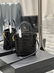 YSL Mini Tote Shopping Bag Black Size 18x17x8 cm - 2