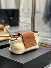 YSL Saint Laurent Nolita Nano Shearling Mini Bag Size 18x13x6 cm - 6