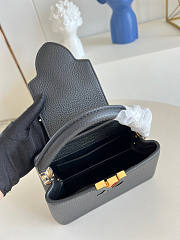 Louis Vuitton Capucines Mini Black Size 21 x 14 x 8 cm - 4