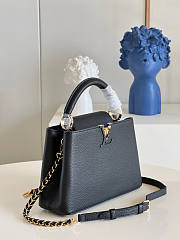 Louis Vuitton Capucines BB Black Size 27 x 18 x 9 cm - 4