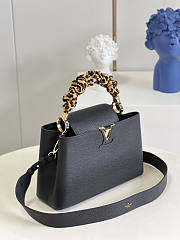 Louis Vuitton Capucines MM Black Bag Size 31.5 x 20 x 11 cm - 3