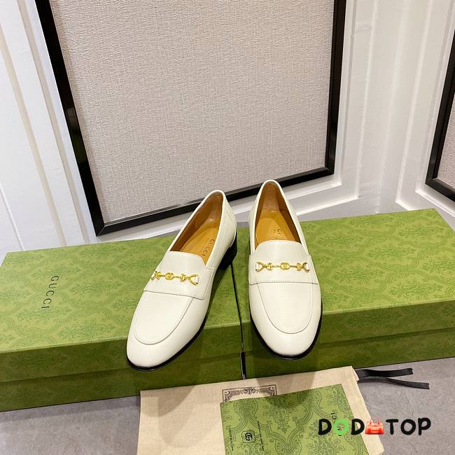 Gucci Loafers White 01 - 1