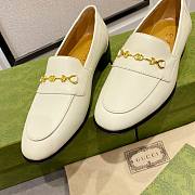 Gucci Loafers White 01 - 5