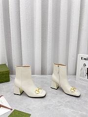 Gucci Boots White  - 4