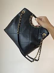 Chanel Shopping Bag Black Size 27x30x12 cm - 2