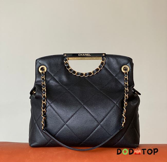 Chanel Shopping Bag Black Size 27x30x12 cm - 1