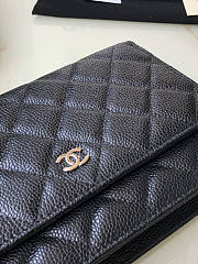 Chanel WOC Caviar Leather Silver Hardware Size 19 x 12 x 13 cm - 2