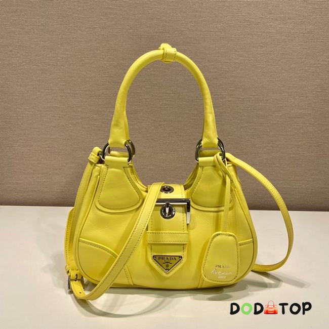 Prada Moon Handbags Yellow 1BA381 Size 22.5 x 16 x 7.5 cm - 1