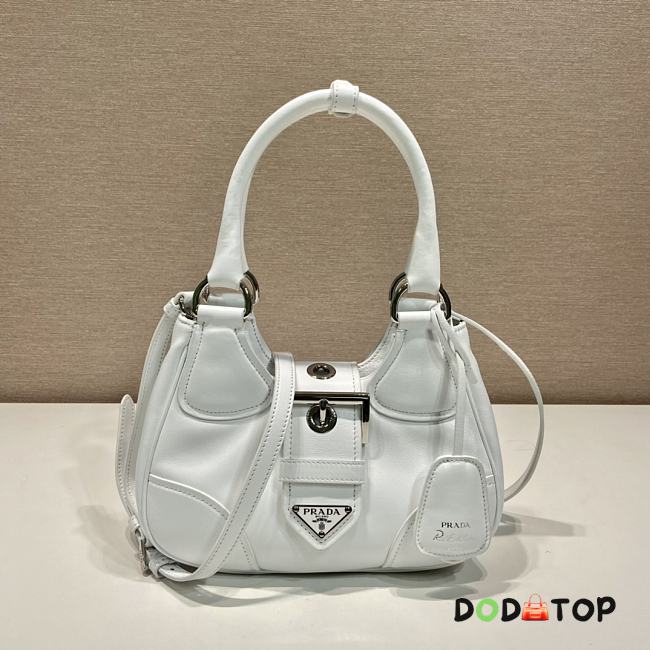 Prada Moon Handbags White 1BA381 Size 22.5 x 16 x 7.5 cm - 1