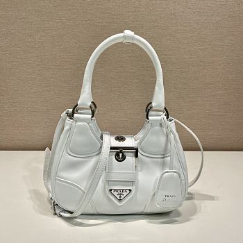 Prada Moon Handbags White 1BA381 Size 22.5 x 16 x 7.5 cm