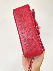 Chanel V Flap Bag Caviar Red Size 20 cm - 2