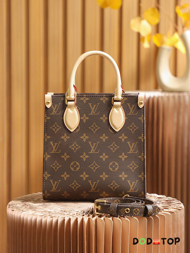 Louis Vuitton Sac Plat PM Monogram Canvas Size 21.5 x 22 x 9 cm - 1