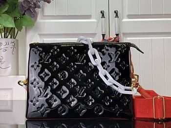 Louis Vuitton Coussin PM Black Bag M20565 Size 26 x 20 x 12 cm